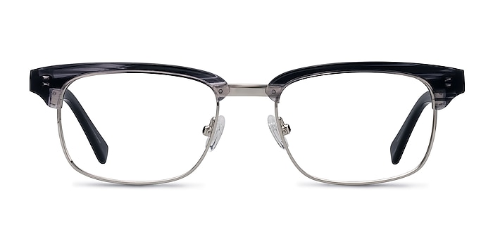 Levy Gray Acetate Eyeglass Frames from EyeBuyDirect