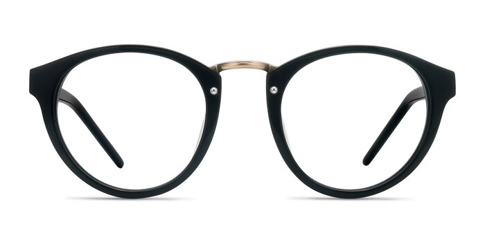 Rita Noir Acétate Montures de lunettes de vue d'EyeBuyDirect