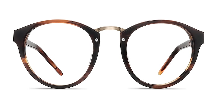Rita Brown Acetate Eyeglass Frames from EyeBuyDirect
