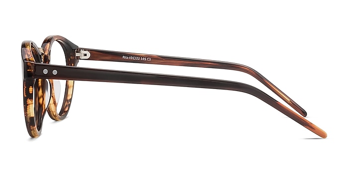 Rita Brown Acetate Eyeglass Frames from EyeBuyDirect