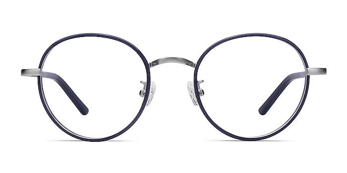 Anywhere Navy Acetate Eyeglass Frames from EyeBuyDirect