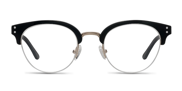 Eloise Noir Acétate Montures de lunettes de vue d'EyeBuyDirect