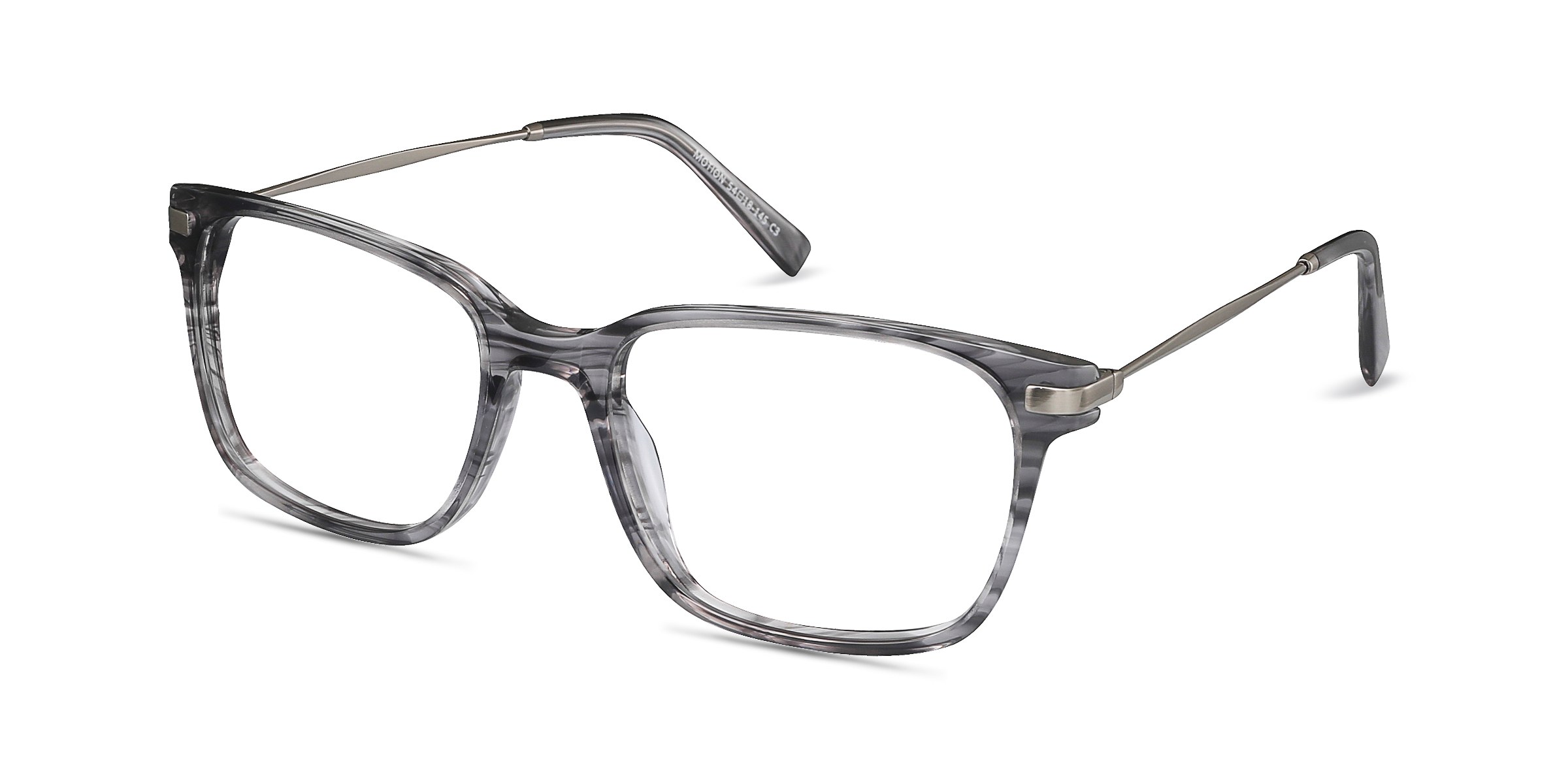 Motion Rectangle Gray Striped Full Rim Eyeglasses Eyebuydirect