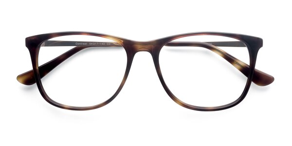 Contrast prescription eyeglasses (Tortoise)