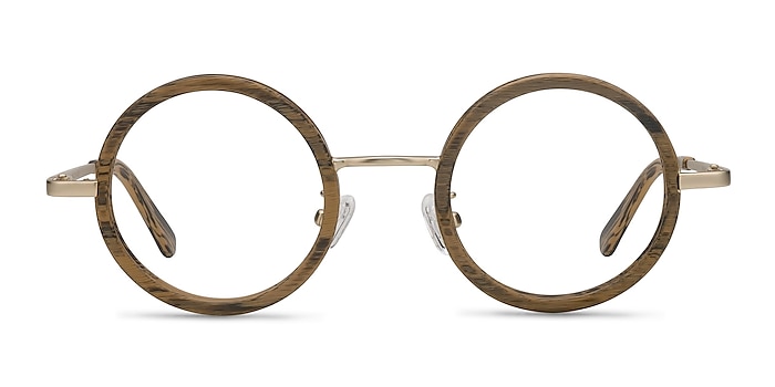 Roaring Marron Acetate-metal Montures de lunettes de vue d'EyeBuyDirect