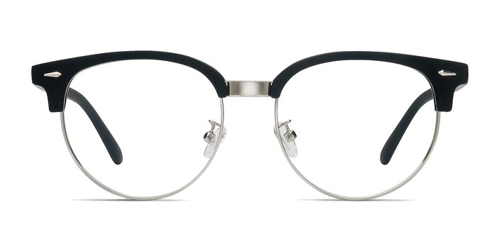 Narita Matte Black Plastic-metal Montures de lunettes de vue d'EyeBuyDirect