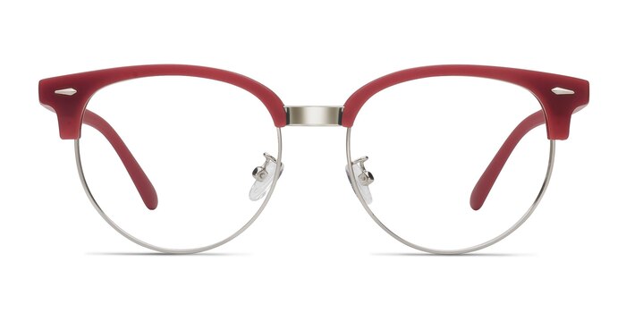 Narita Red Metal Eyeglass Frames from EyeBuyDirect