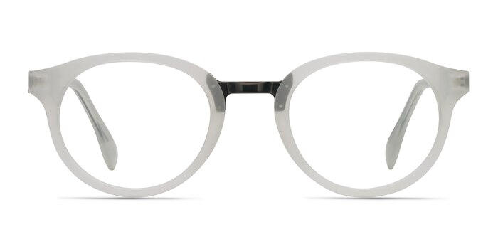 Aisu Matte White Métal Montures de lunettes de vue d'EyeBuyDirect