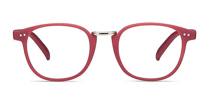 Miyoshi Matte Pink Métal Montures de lunettes de vue d'EyeBuyDirect