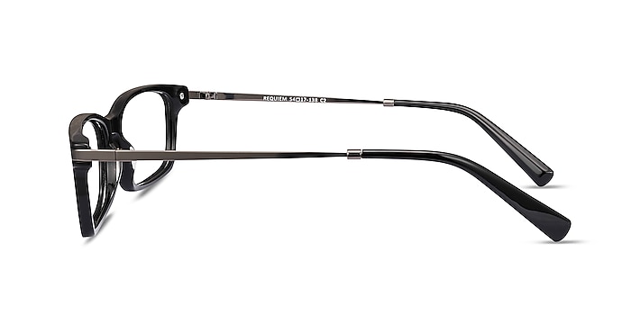 Requiem Black Acetate Eyeglass Frames from EyeBuyDirect
