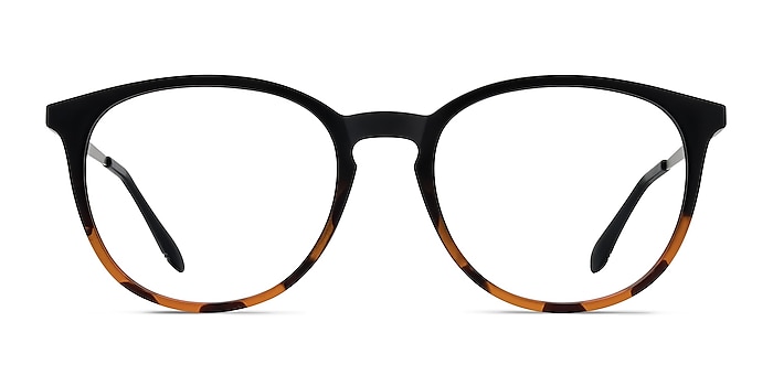 Gracious Black Tortoise Metal Eyeglass Frames from EyeBuyDirect