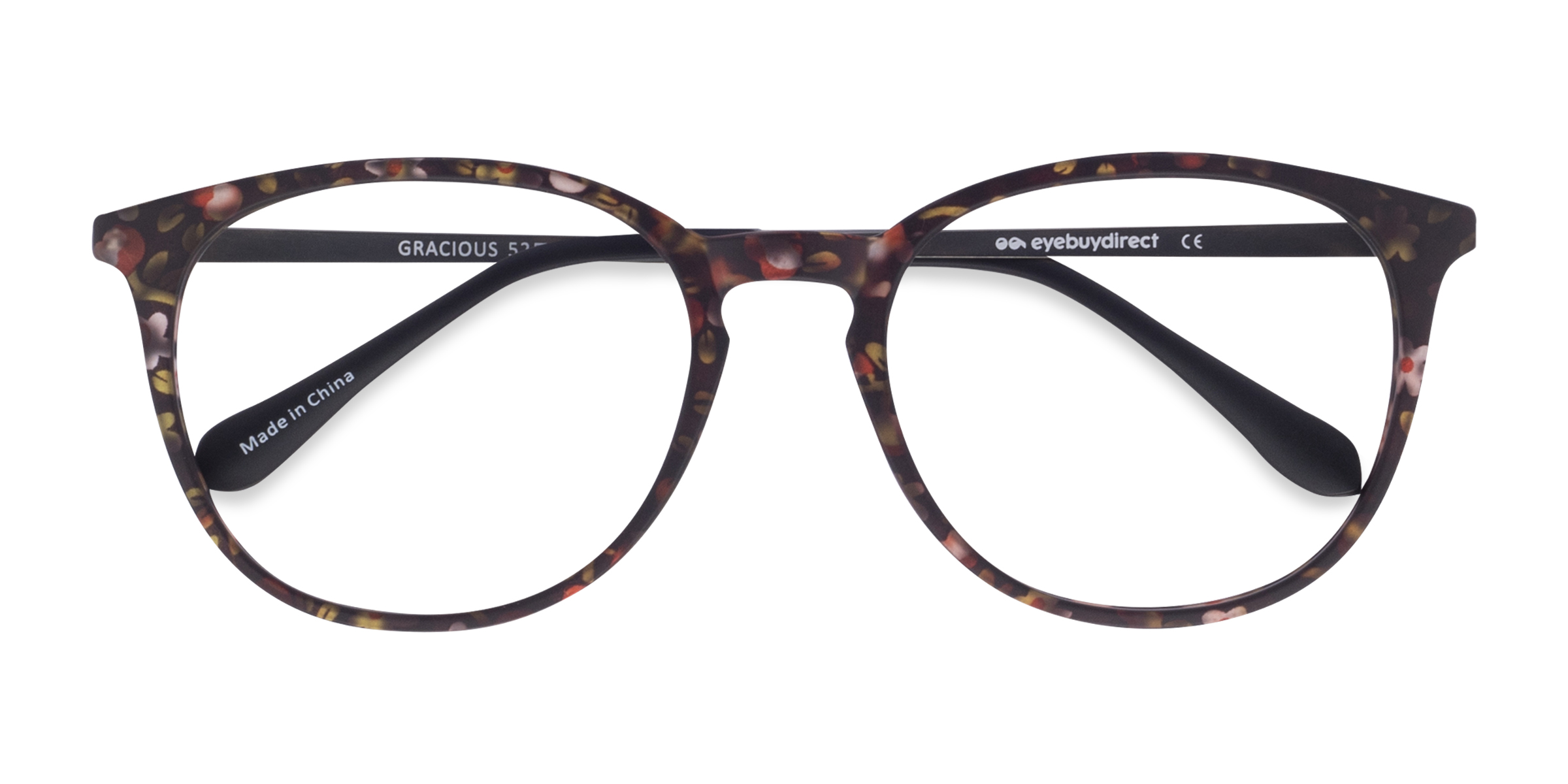 Female s roundPlastic, Metal Prescription eyeglasses - Eyebuydirect s Gracious