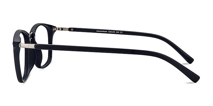 Savannah Matte Navy Plastic-metal Montures de lunettes de vue d'EyeBuyDirect