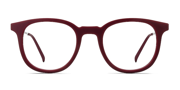 Chance Matte Scarlet Metal Eyeglass Frames from EyeBuyDirect