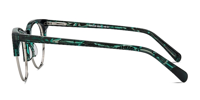 Macaw Green Floral Acétate Montures de lunettes de vue d'EyeBuyDirect