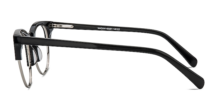 Macaw Black Acetate Eyeglass Frames from EyeBuyDirect