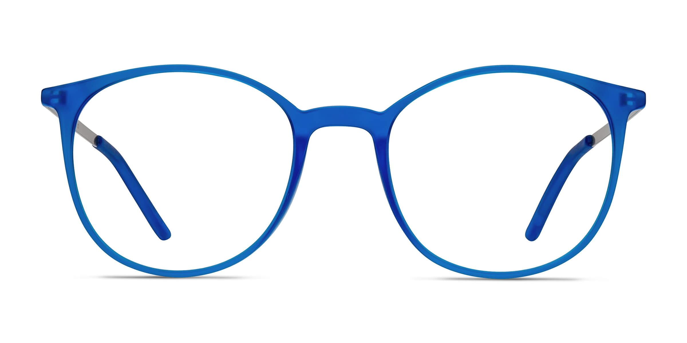 Tangent Round Blue Glasses for Women | Eyebuydirect