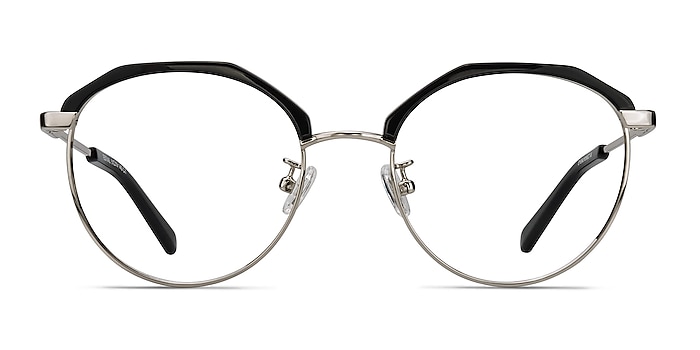 Festival Noir Acétate Montures de lunettes de vue d'EyeBuyDirect