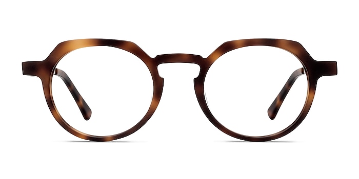 Phantasm Matte Tortoise Acetate Eyeglass Frames from EyeBuyDirect