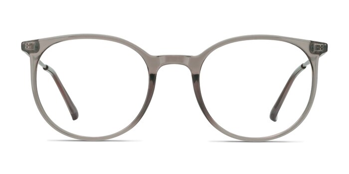 Marilou Clear Gray Plastic-metal Montures de lunettes de vue d'EyeBuyDirect