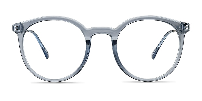 Grin Clear Blue Métal Montures de lunettes de vue d'EyeBuyDirect