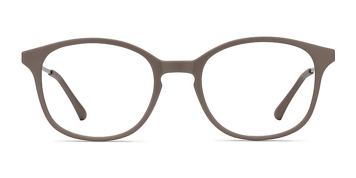 Villa Taupe Metal Eyeglass Frames from EyeBuyDirect