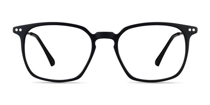 Ghostwriter Matte Black Plastic-metal Montures de lunettes de vue d'EyeBuyDirect