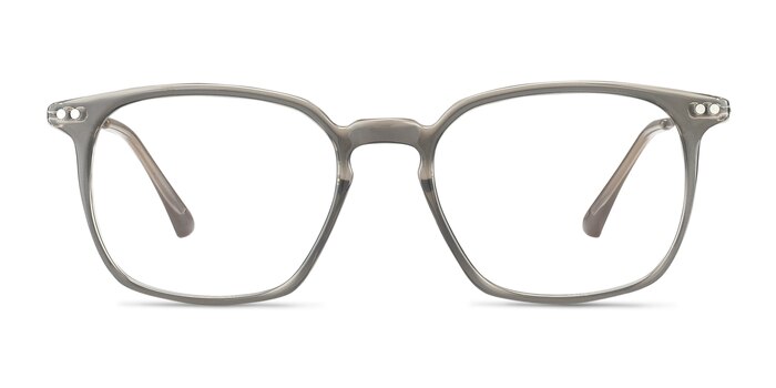 Ghostwriter Gris Plastic-metal Montures de lunettes de vue d'EyeBuyDirect