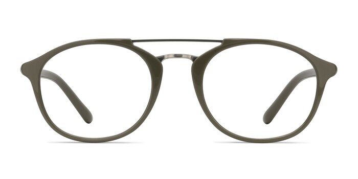 Lola Olive Metal Eyeglass Frames from EyeBuyDirect