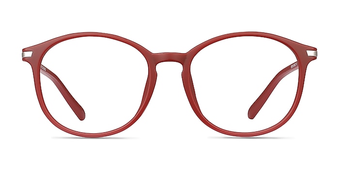 Lindsey Burgundy Plastic-metal Montures de lunettes de vue d'EyeBuyDirect