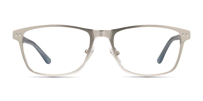 Comity Argenté Acetate-metal Montures de lunettes de vue d'EyeBuyDirect