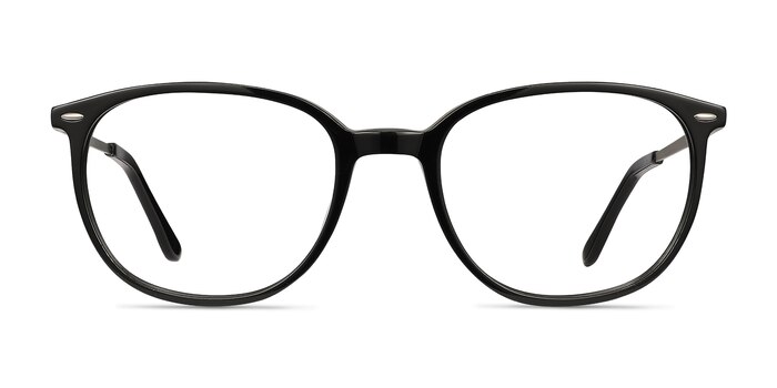 Eros Black Acetate-metal Eyeglass Frames from EyeBuyDirect
