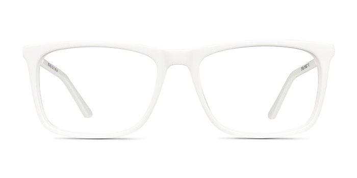Instance Blanche Acetate-metal Montures de lunettes de vue d'EyeBuyDirect