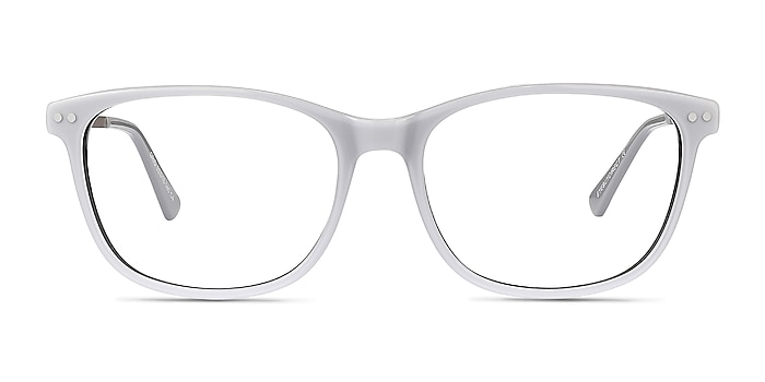 Grid Gray Acetate Eyeglass Frames from EyeBuyDirect