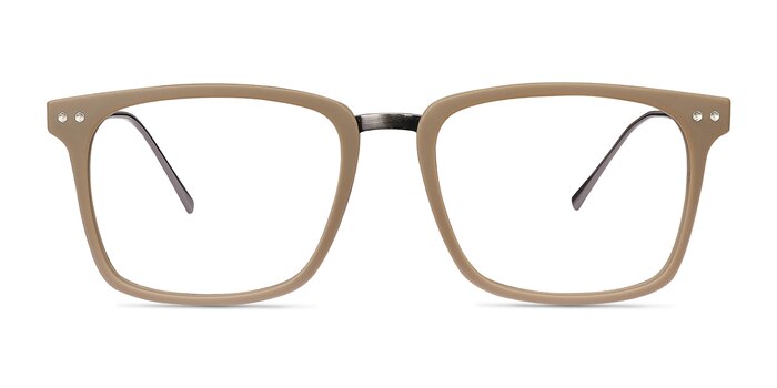 Forte Brown Plastic-metal Eyeglass Frames from EyeBuyDirect