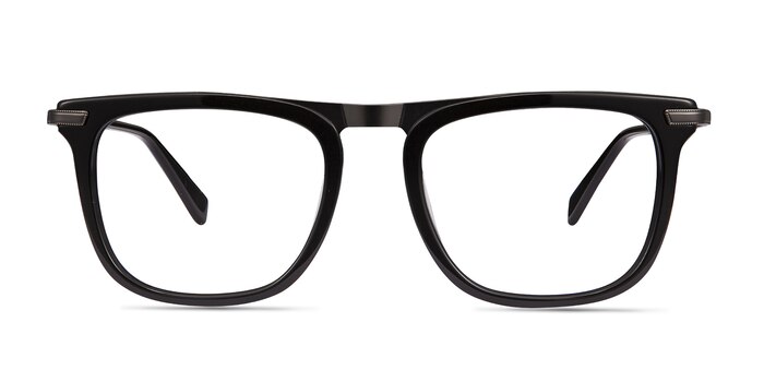 Kompa Black Acetate-metal Eyeglass Frames from EyeBuyDirect