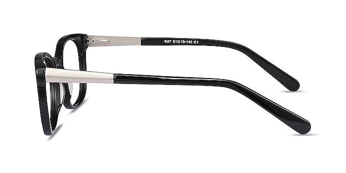 Kat Noir Acetate-metal Montures de lunettes de vue d'EyeBuyDirect