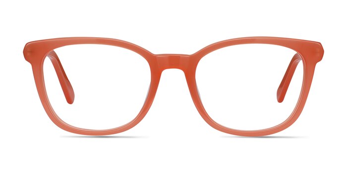 Kat Orange Acetate-metal Montures de lunettes de vue d'EyeBuyDirect
