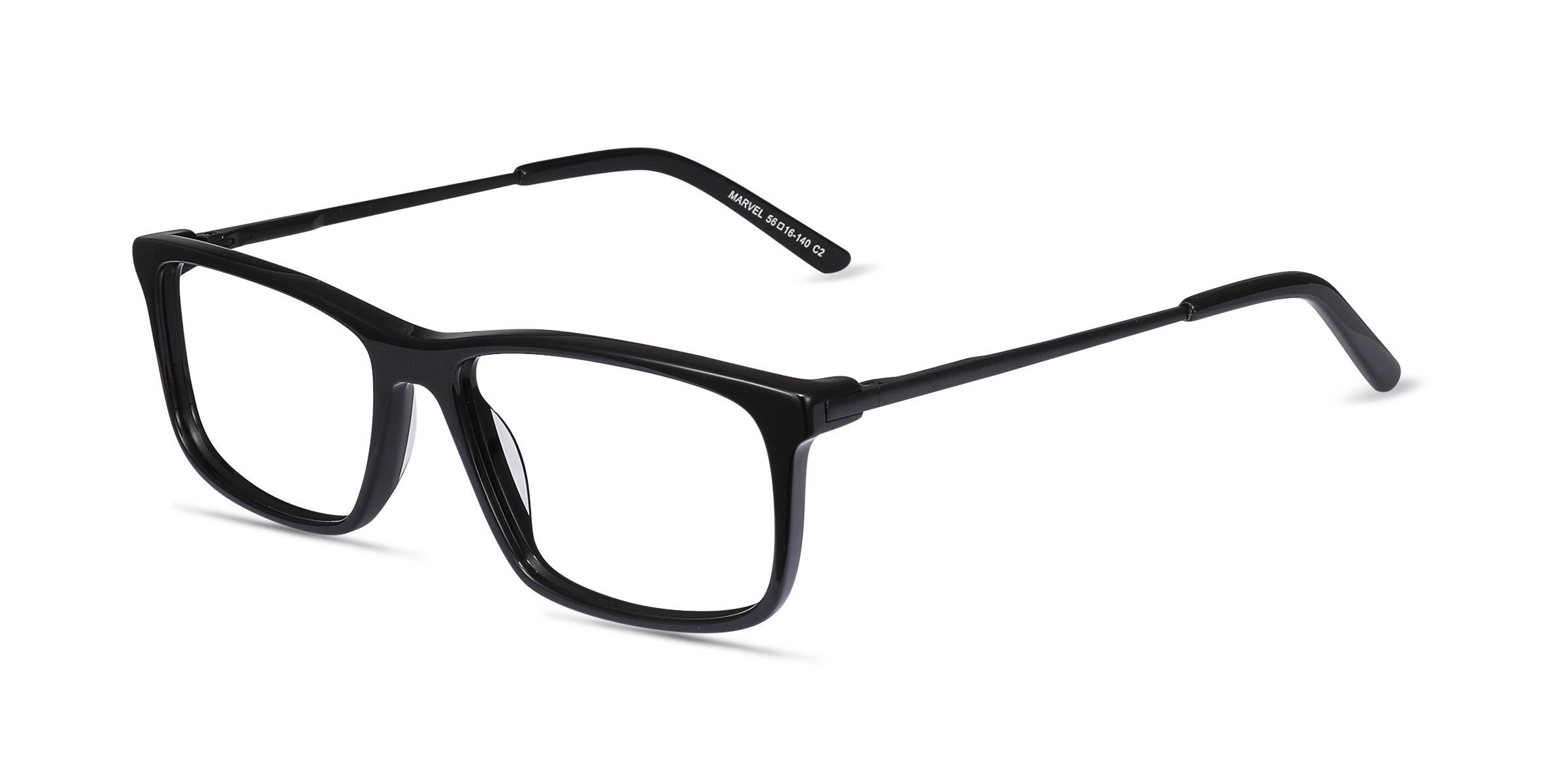 Marvel Rectangle Black Glasses for Men | Eyebuydirect