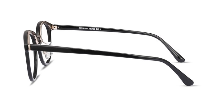 Fetching Black Golden Acétate Montures de lunettes de vue d'EyeBuyDirect