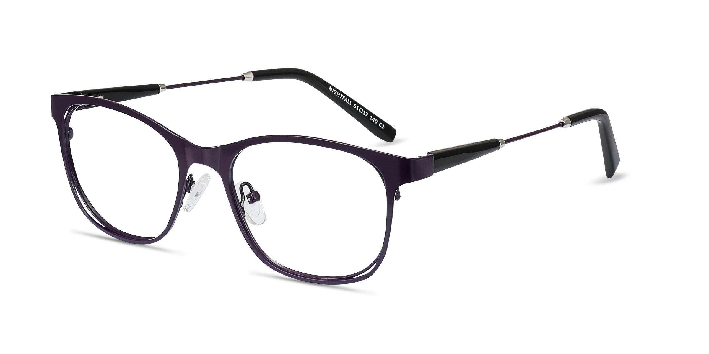 Nightfall Cat Eye Purple Glasses for Women | Eyebuydirect
