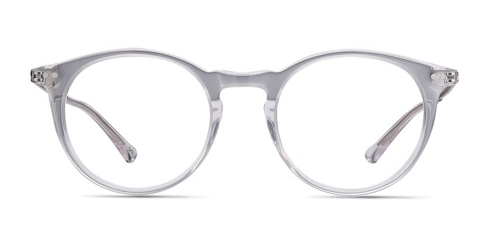 Luminous Clear Acetate-metal Eyeglass Frames from EyeBuyDirect