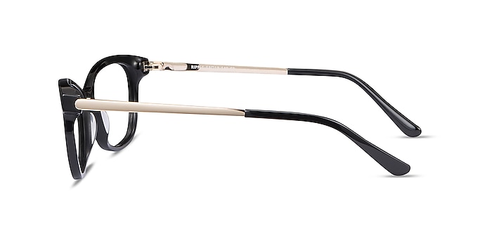 Ripple Noir Acetate-metal Montures de lunettes de vue d'EyeBuyDirect