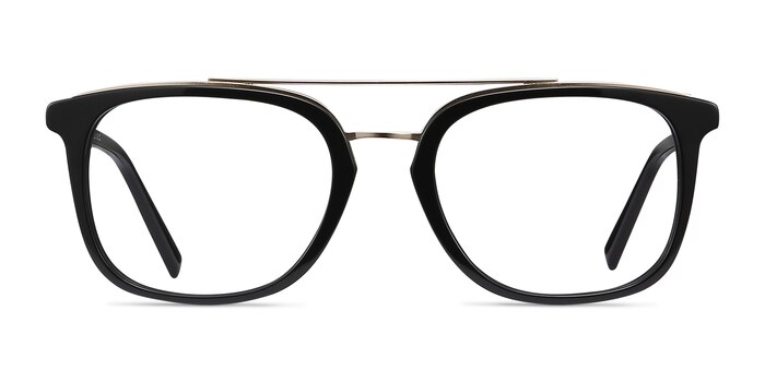 Guild Noir Acétate Montures de lunettes de vue d'EyeBuyDirect