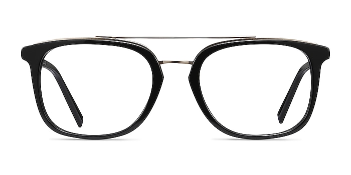 Guild Noir Acétate Montures de lunettes de vue d'EyeBuyDirect