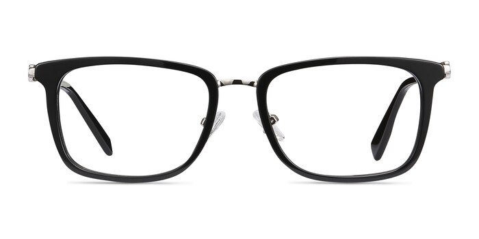 Wayback Black Acetate Eyeglass Frames from EyeBuyDirect