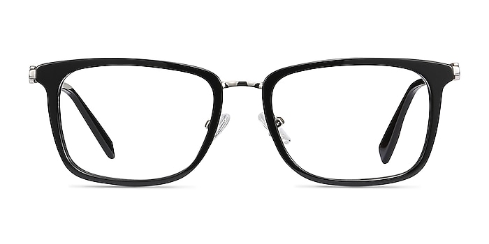 Wayback Black Acetate Eyeglass Frames from EyeBuyDirect