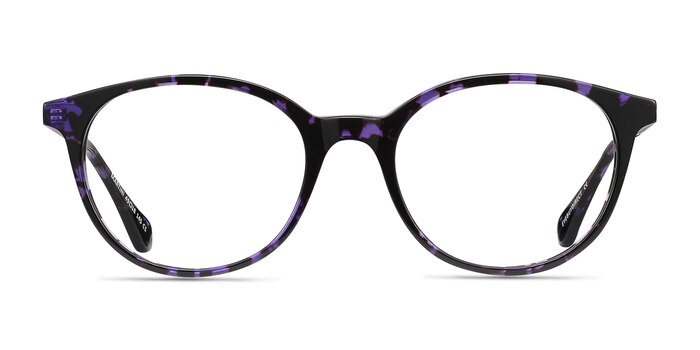 Martini Purple Tortoise Acetate Eyeglass Frames from EyeBuyDirect