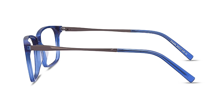 Stanza Blue Acetate-metal Eyeglass Frames from EyeBuyDirect