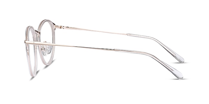 Dazzle Transparent Acetate-metal Montures de lunettes de vue d'EyeBuyDirect